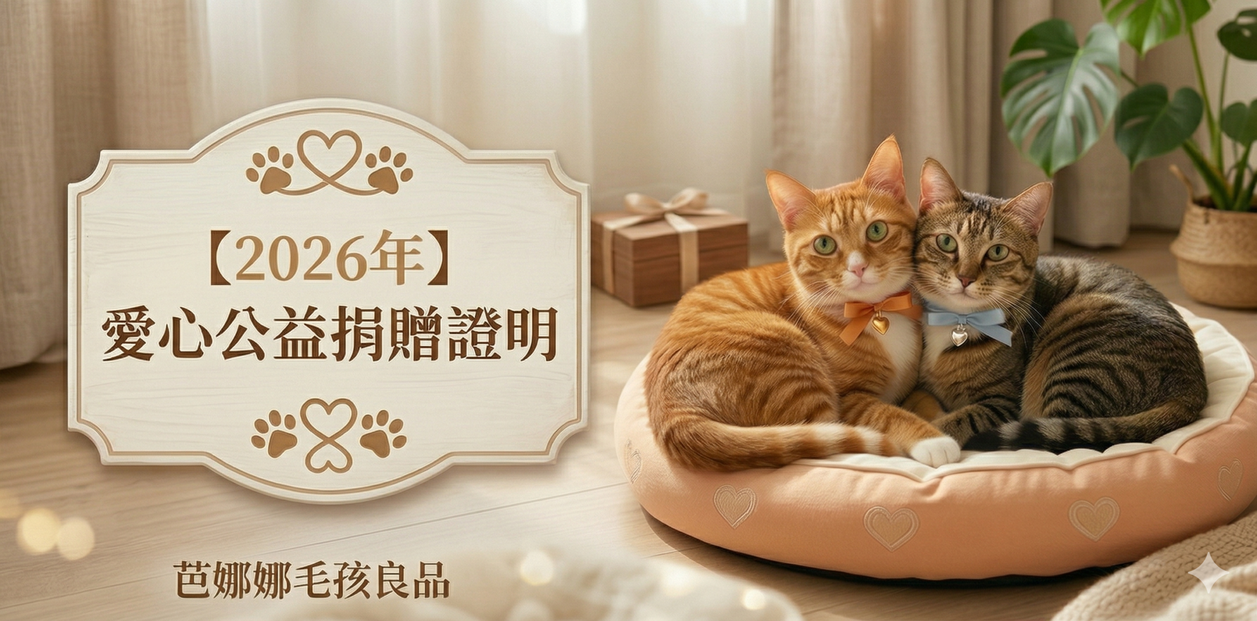 【2026年】愛心公益捐贈證明-1月